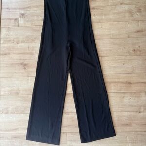 Vince Black Strapless Wide Leg Jumpsuit Women’s 6 Missing Belt Excellent